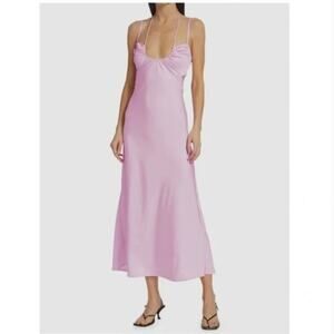 A.L.C. | Dresses | Alc Gemini Pleated Cutout Mididresscolor Bella Size |  Poshmark
